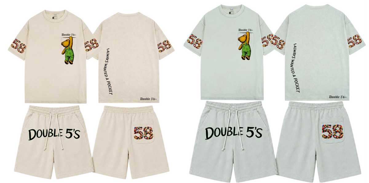 Bandzlandia clothing brand garments displayed as a coordinated product set