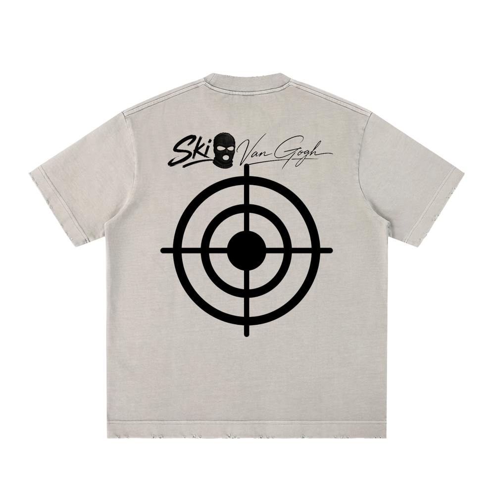Heavyweight Vintage Washed Frayed T-Shirt product image 4