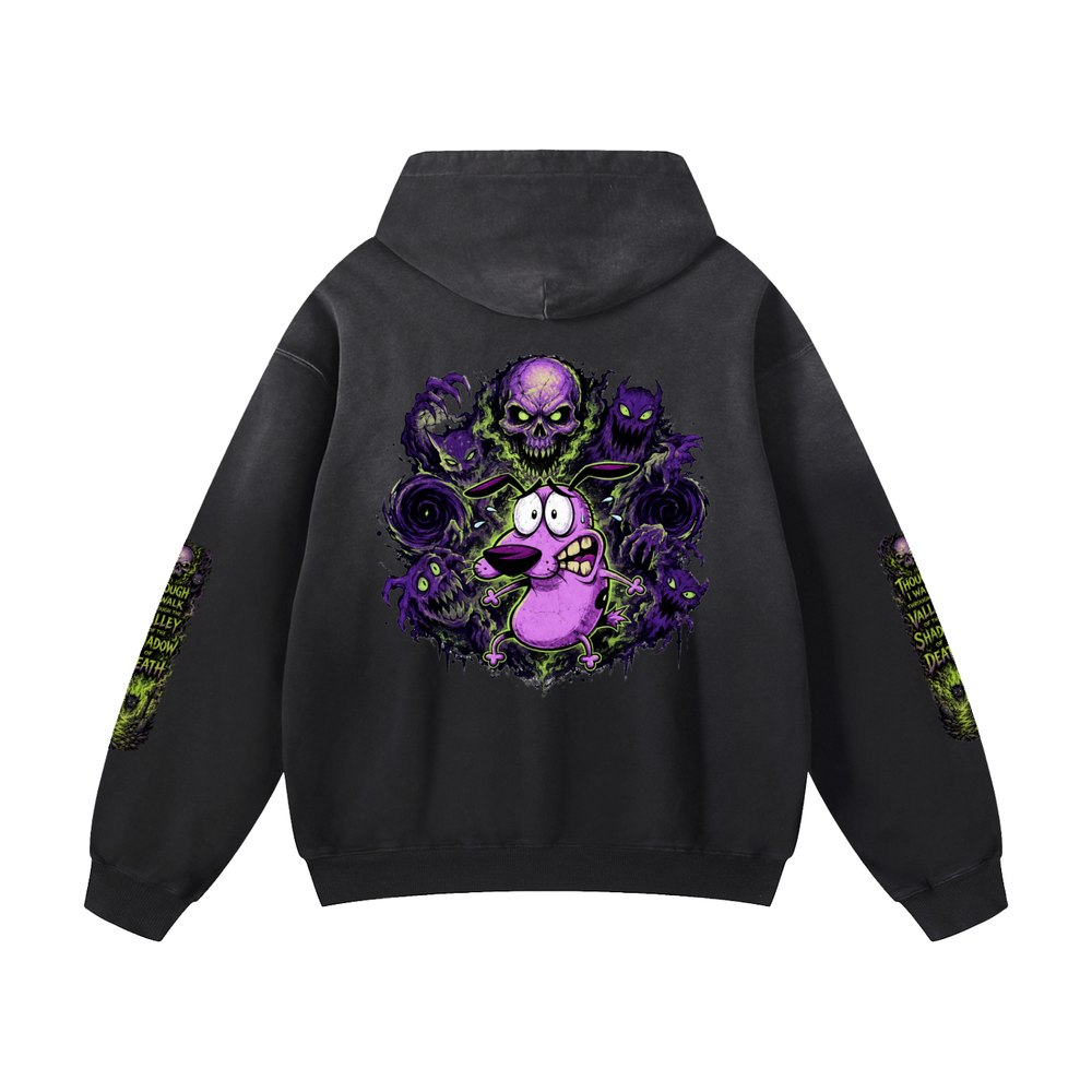 Psalm 23:4 Edition Heavyweight Sunfade Oversized Hoodie