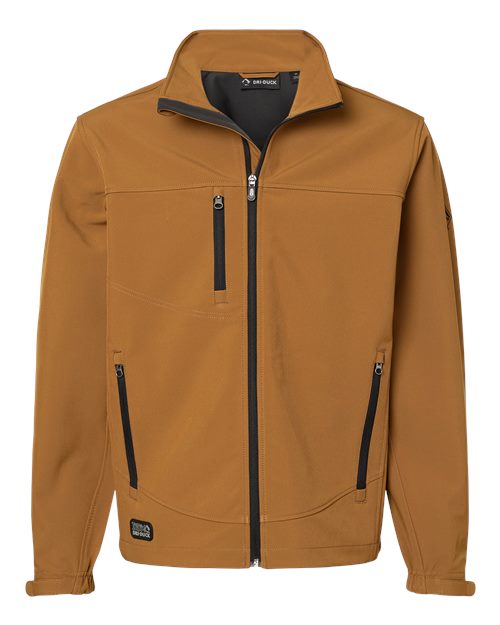 DRI DUCK 5350T Men's Tall Motion Soft Shell Jacket - Saddle - front