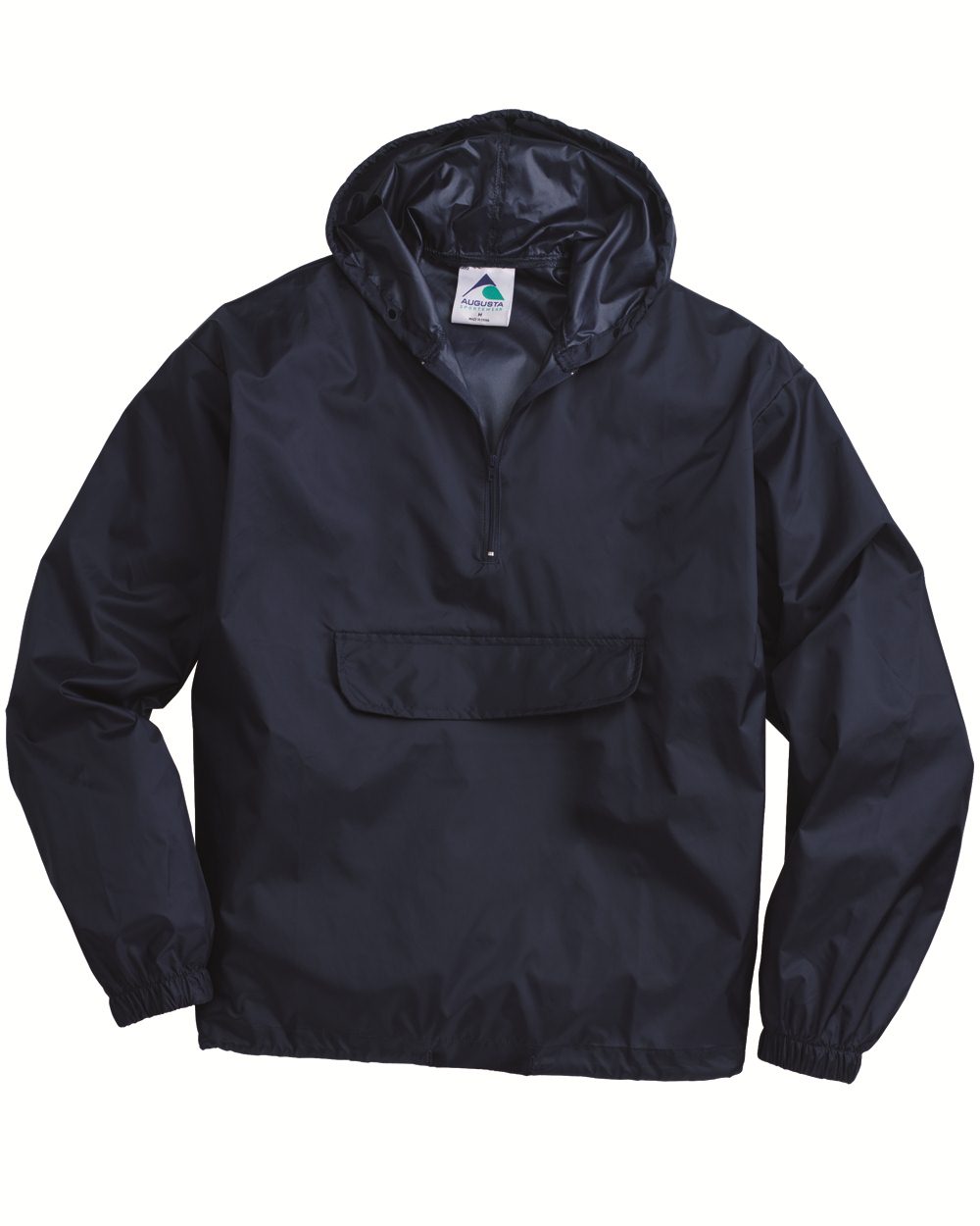 Augusta Sportswear 3130 Unisex Packable Half-Zip Hooded Pullover Jacket - style