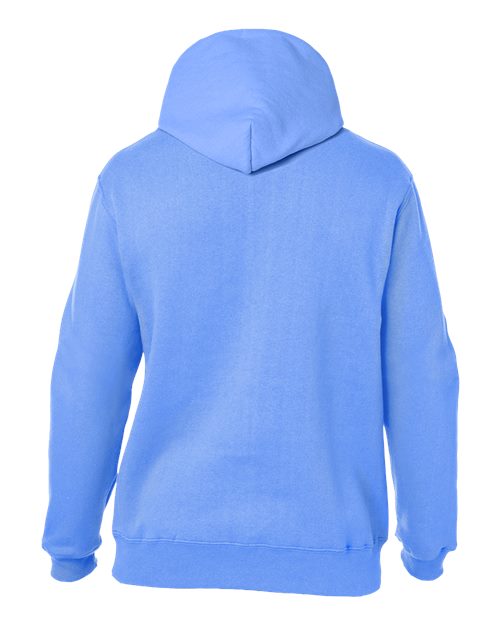 J. America 8824 Men's Premium Hooded Sweatshirt - Carolina Blue - back