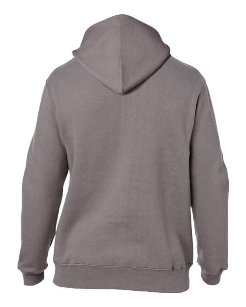 J. America 8824 Men's Premium Hooded Sweatshirt - Fossil - back