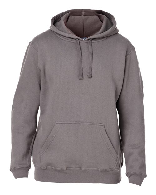 J. America 8824 Men's Premium Hooded Sweatshirt - Fossil - front