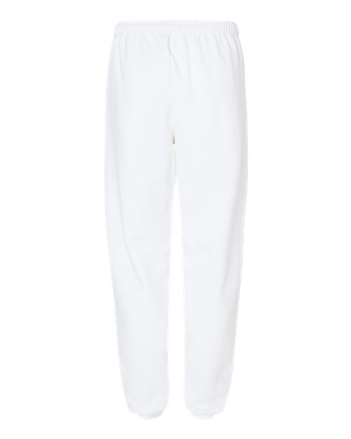 Gildan 18200 Unisex Heavy Blend™ Sweatpants - White - back