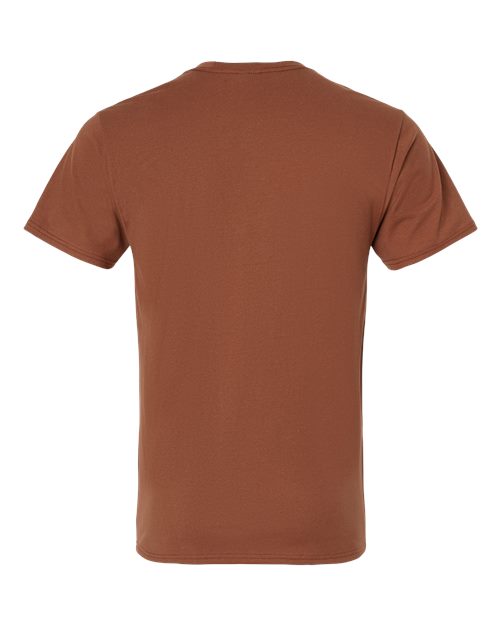 Hanes 4980 Unisex Perfect-T T-Shirt - Canyon Rock Brown - back