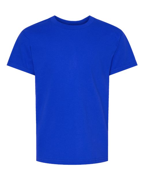 Hanes 5480 Youth Essential-T T-Shirt - Athletic Royal - front
