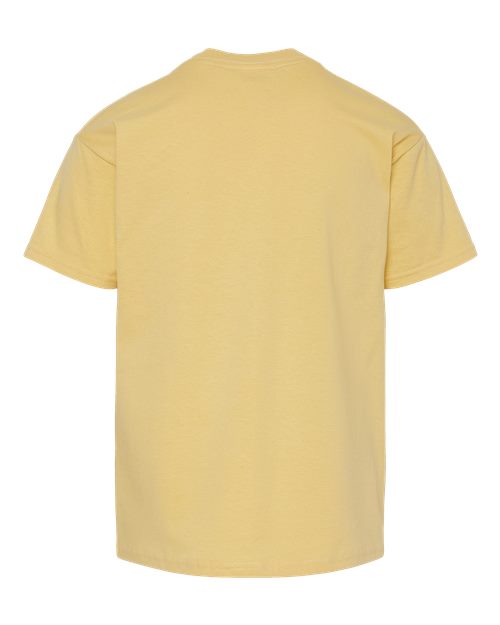 Hanes 5480 Youth Essential-T T-Shirt - Athletic Gold - back