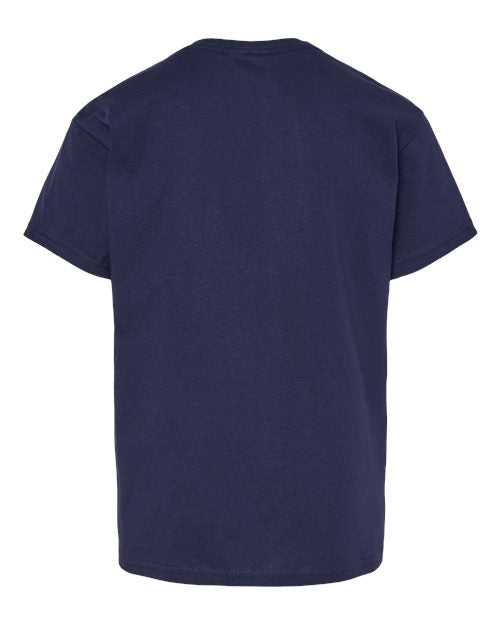 Hanes 5480 Youth Essential-T T-Shirt - Athletic Navy - back