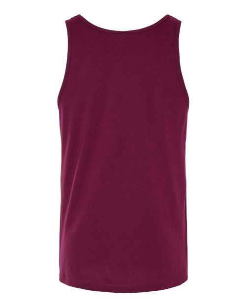 BELLA + CANVAS 3480 Jersey Tank - Maroon - back