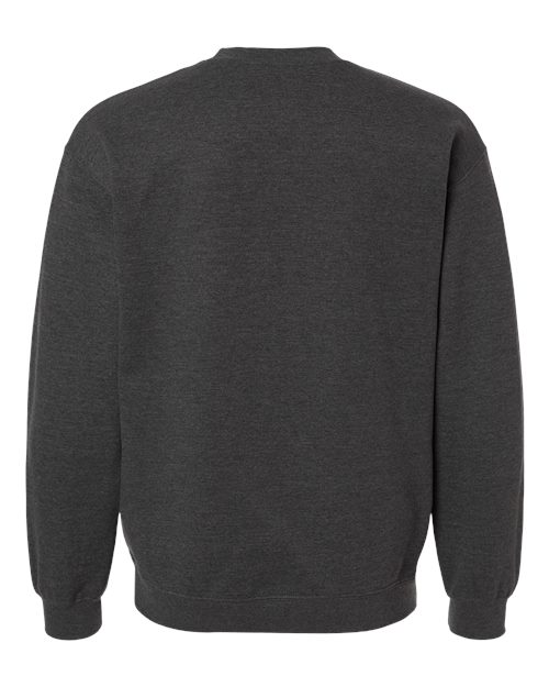 Gildan 18000 Unisex Heavy Blend™ Crewneck Sweatshirt - Fan Charcoal Heather - back
