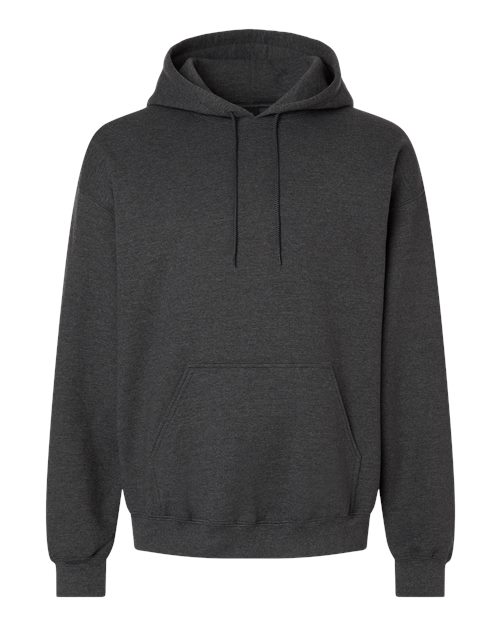 Gildan 18500 Unisex Heavy Blend™ Hooded Sweatshirt - Fan Charcoal Heather - front