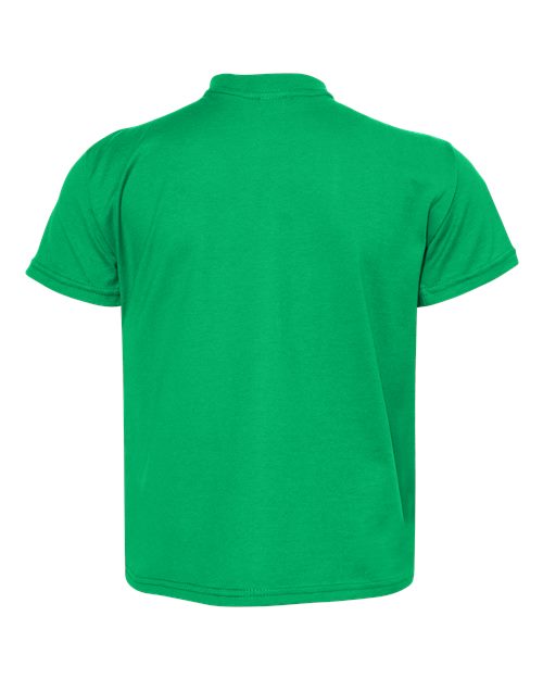 Hanes 498Y Youth Perfect-T T-Shirt - Kelly Green - back