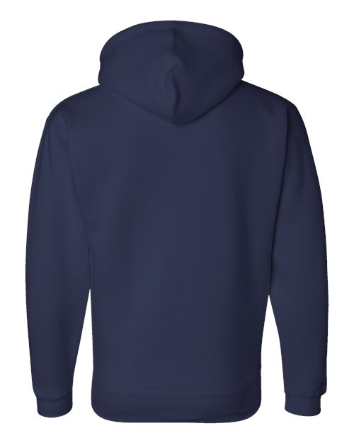 J. America 8824 Men's Premium Hooded Sweatshirt - True Navy - back