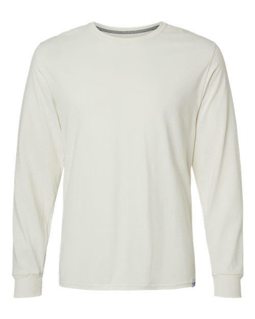 Russell Athletic 64LTTM Unisex Dri Power® CVC Performance Long Sleeve T-Shirt - Vintage White - front