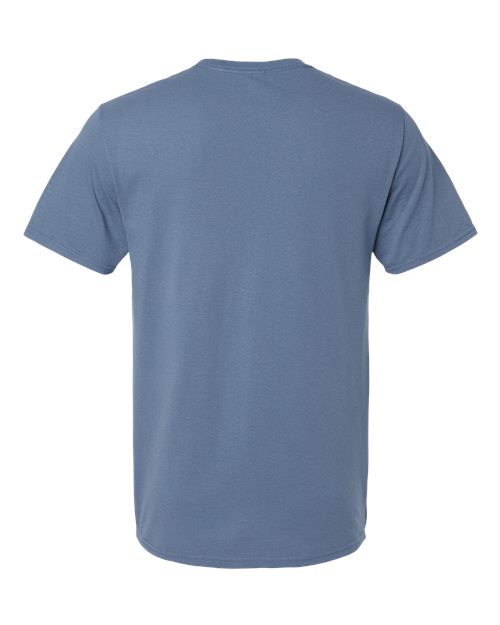 Russell Athletic 64STTM Unisex Dri Power® CVC Performance T-Shirt - Vintage Blue - back