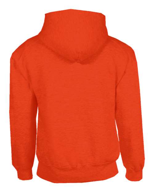Badger 1254 Unisex Hooded Sweatshirt - Burnt Orange - back