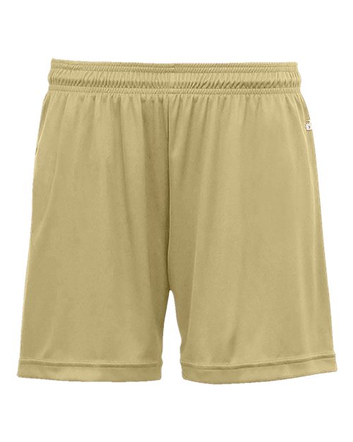 Badger 4116 Women's B-Core 5" Inseam Shorts - Vegas Gold - front