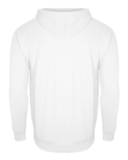 C2 Sport 5520 Youth Fleece Hooded Sweatshirt - White - back