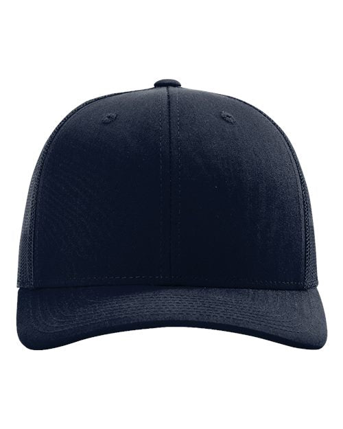 Richardson 112PL 112+ R-Flex Adjustable Trucker Cap - Navy - front