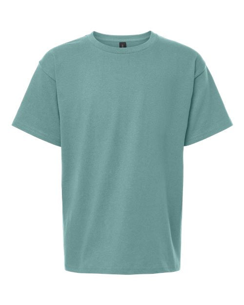 Gildan 5000B Youth Heavy Cotton™ T-Shirt - Aquatic - front