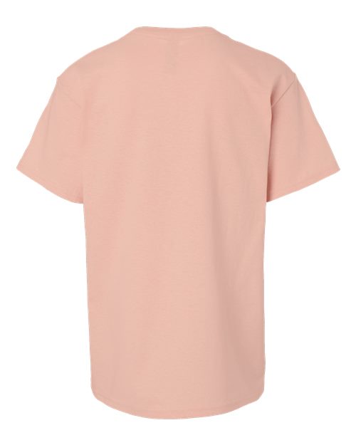 Gildan 5000B Youth Heavy Cotton™ T-Shirt - Dusty Rose - back