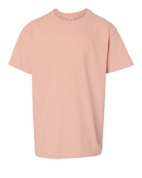 Gildan 5000B Youth Heavy Cotton™ T-Shirt - Dusty Rose - front