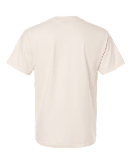 Hanes 5190 Unisex Beefy-T® Pocket T-Shirt - Natural - back