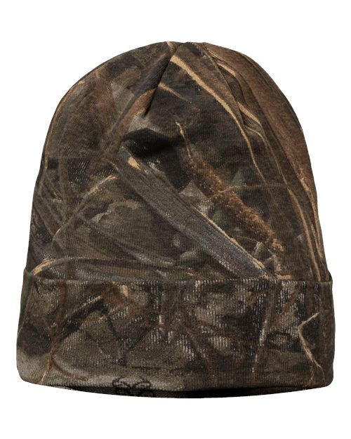 Kati LCB12 12" Licensed Camo Cuffed Beanie - Max7 - back