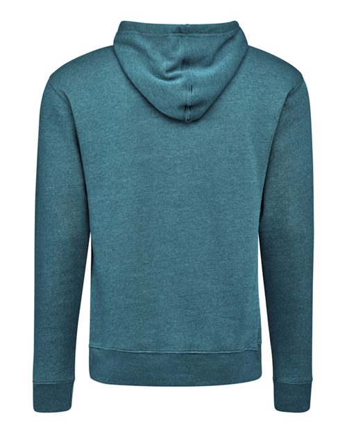 J. America 8871 Men's Triblend Fleece Hooded Sweatshirt - Storm Triblend - back