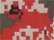 Badger 4180 Men's Digital Camo T-Shirt - Red Digital - swatch