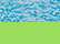 J. America 8617 Women's Cosmic Fleece Quarter-Zip Pullover - Electric Blue/ Neon Green - swatch