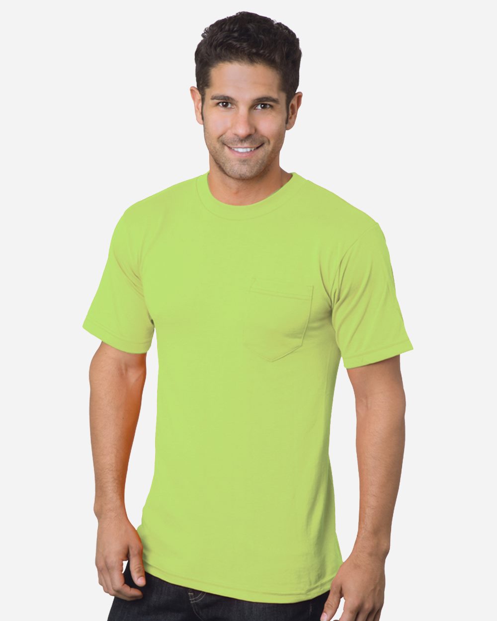 Bayside 1725 Unisex USA-Made 50/50 Pocket T-Shirt - style