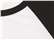 BELLA + CANVAS 3000 Men's Long Sleeve Jersey Baseball Tee - White/ Black - swatch
