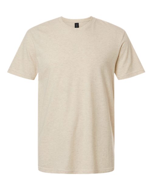 Gildan 64000 Unisex Softstyle® T-Shirt - Heather Oatmeal - front