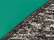 J. America 8618 Women’s Colorblocked Cosmic Fleece Hooded Sweatshirt - Charcoal Fleck/ Emerald - swatch
