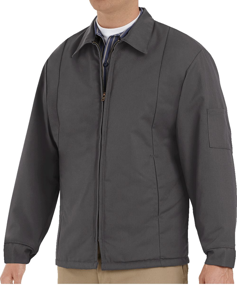 Red Kap JT50 Men's Perma-Lined Panel Jacket - style