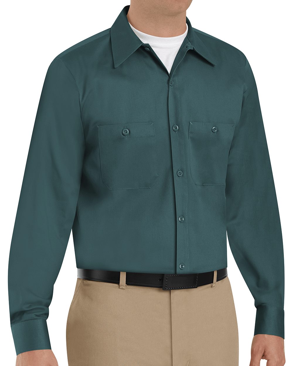 Red Kap SC30 Men's Cotton Uniform Shirt - style