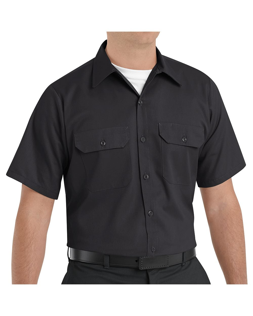 Red Kap ST62 Men's Utility Short Sleeve Work Shirt - style