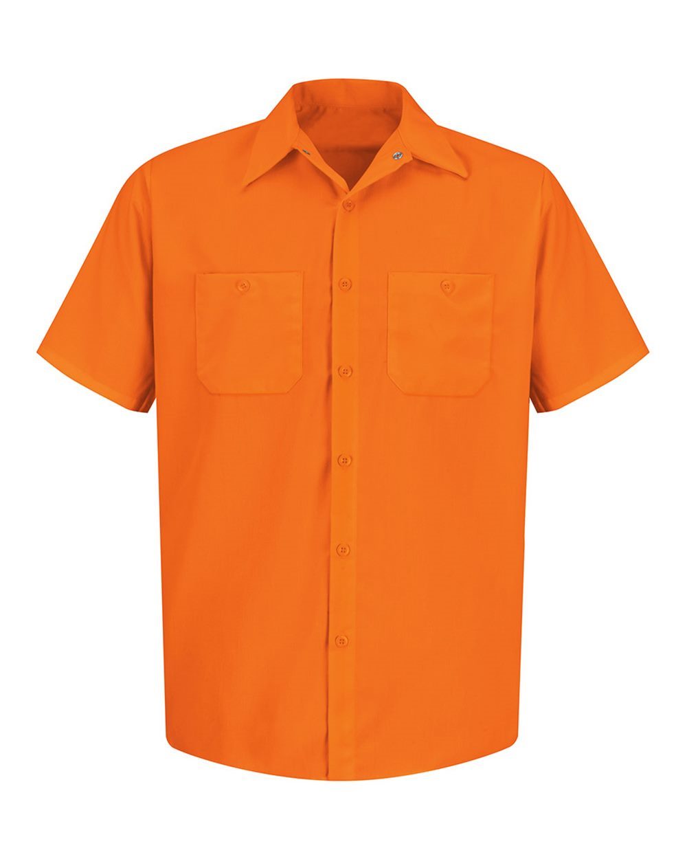 Red Kap SS24 Men's Enhanced Visibility Short Sleeve Work Shirt - style