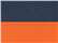Red Kap SP14E Men's Industrial Enhanced-Visibility Long Sleeve Work Shirt - Navy/ Orange Trim - swatch