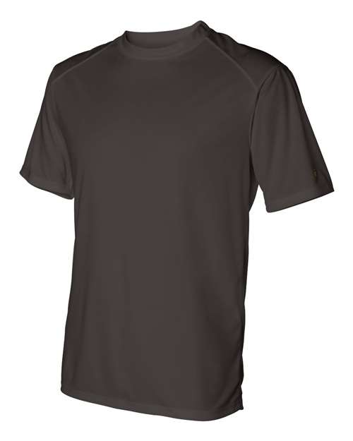 Badger 4120 Men's B-Core Sport Shoulders T-Shirt - Brown - side