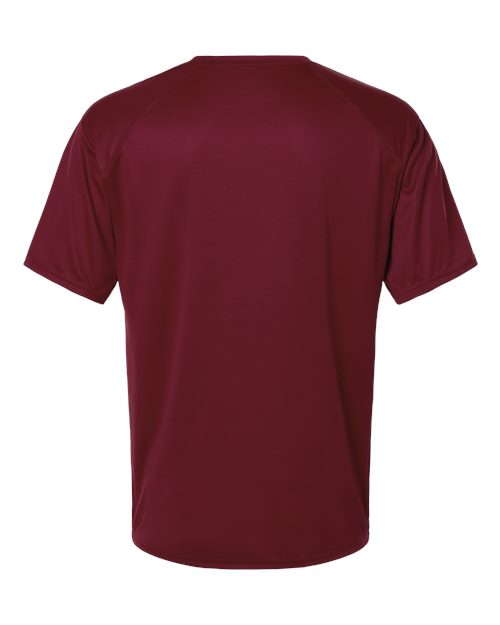 Badger 4120 Men's B-Core Sport Shoulders T-Shirt - Cardinal - back