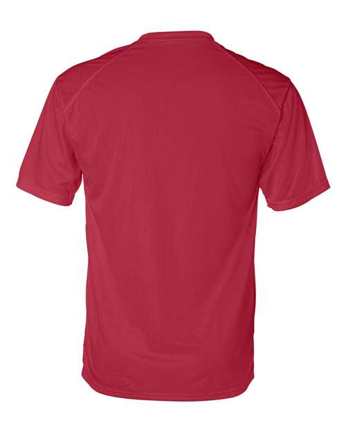Badger 4120 Men's B-Core Sport Shoulders T-Shirt - Red - back