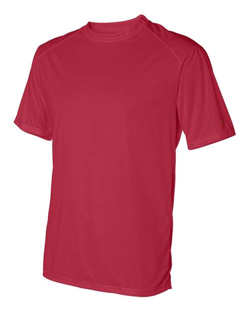 Badger 4120 Men's B-Core Sport Shoulders T-Shirt - Red - side