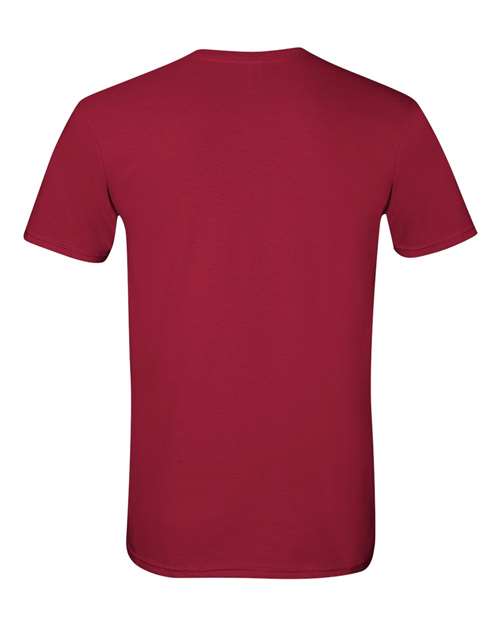 Gildan 64000 Unisex Softstyle® T-Shirt - Cardinal Red - back