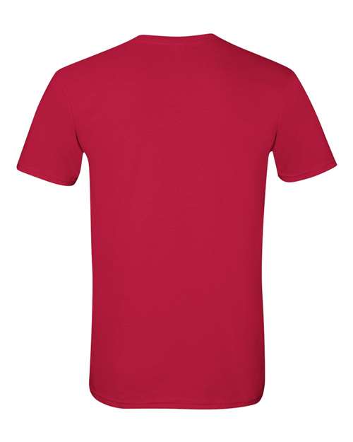 Gildan 64000 Unisex Softstyle® T-Shirt - Cherry Red - back