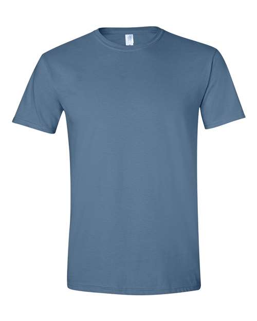 Gildan 64000 Unisex Softstyle® T-Shirt - Indigo Blue - front