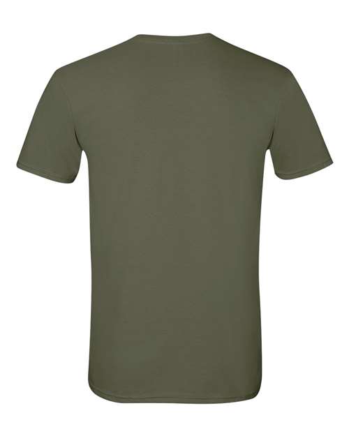 Gildan 64000 Unisex Softstyle® T-Shirt - Military Green - back