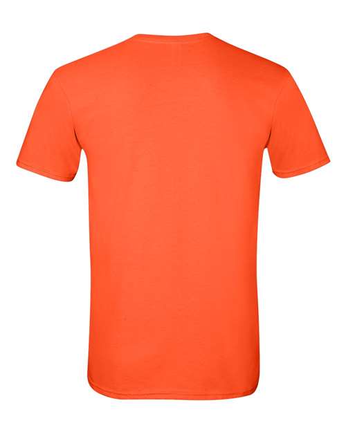 Gildan 64000 Unisex Softstyle® T-Shirt - Orange - back